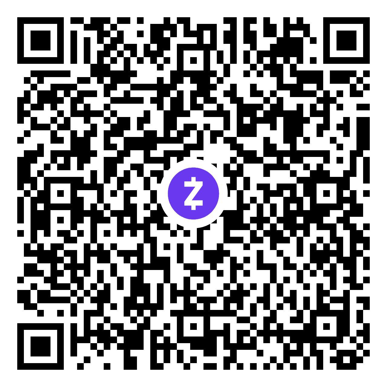 Zcash shielded address QR code